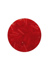 Uzun Boru Kesme Boncuk Çap 2mm Uzunluk 10 mm - 60 Gram - Kırmızı - BNC284