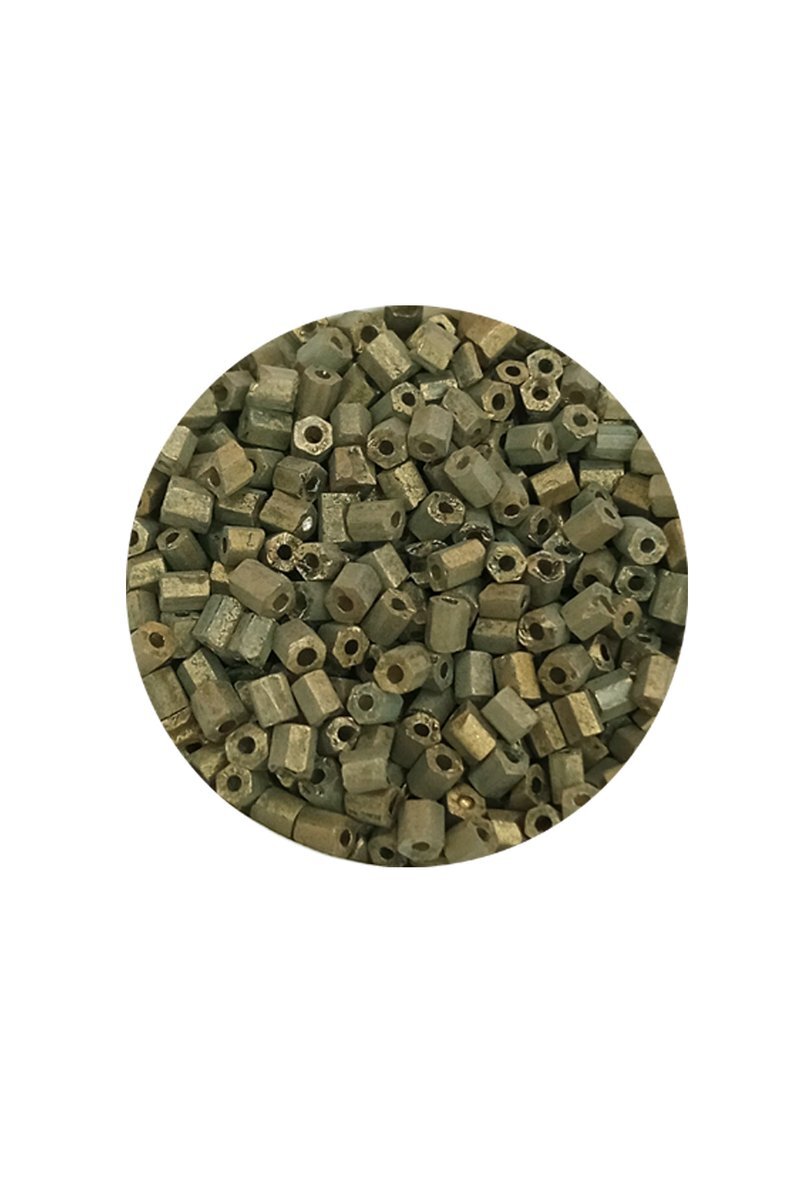 Kesme Cam Boncuk 2mm - 20 Gram - Mat Asker Yeşili -BNC317
