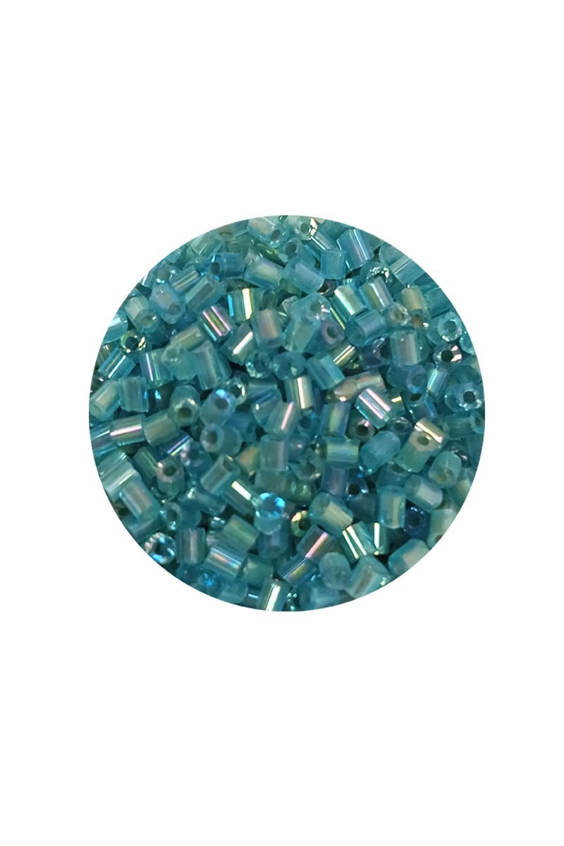 Kesme Cam Boncuk 2mm - 60 Gram - Şeffaf Çam Yeşili - BNC380
