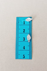 Oya Abiye Bileklik Kolye Pleksi Metalik Plastik Pul Gümüş Renk 8 gram 130 adet - BNC514