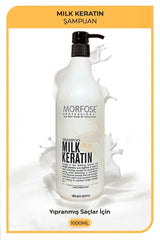 Milk Keratin Şampuan 1000 ML - Besleyici Koruyucu Etki
