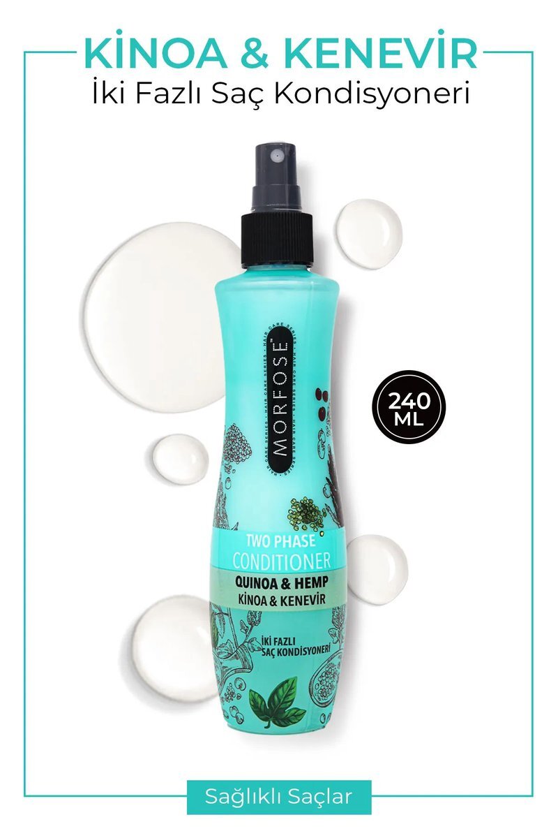 Çift Fazlı Kinoa & Kenevir Kondisyoner Fön Suyu 240 ML - mrfs