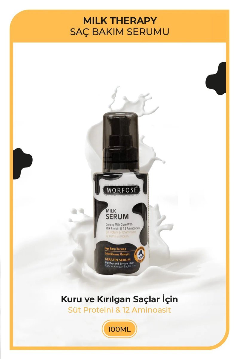 Milk Therapy Kremsi Saç Serum 100 ML - Onarıcı Bakım - mrfs