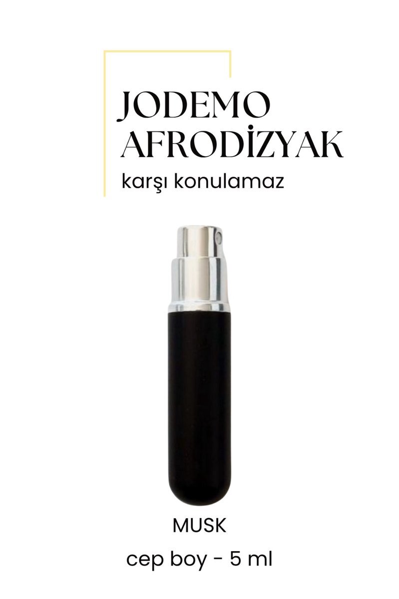 2 Adet Afrodizyak Etkili Erkek Parfüm Cep Boy Musk 5ml