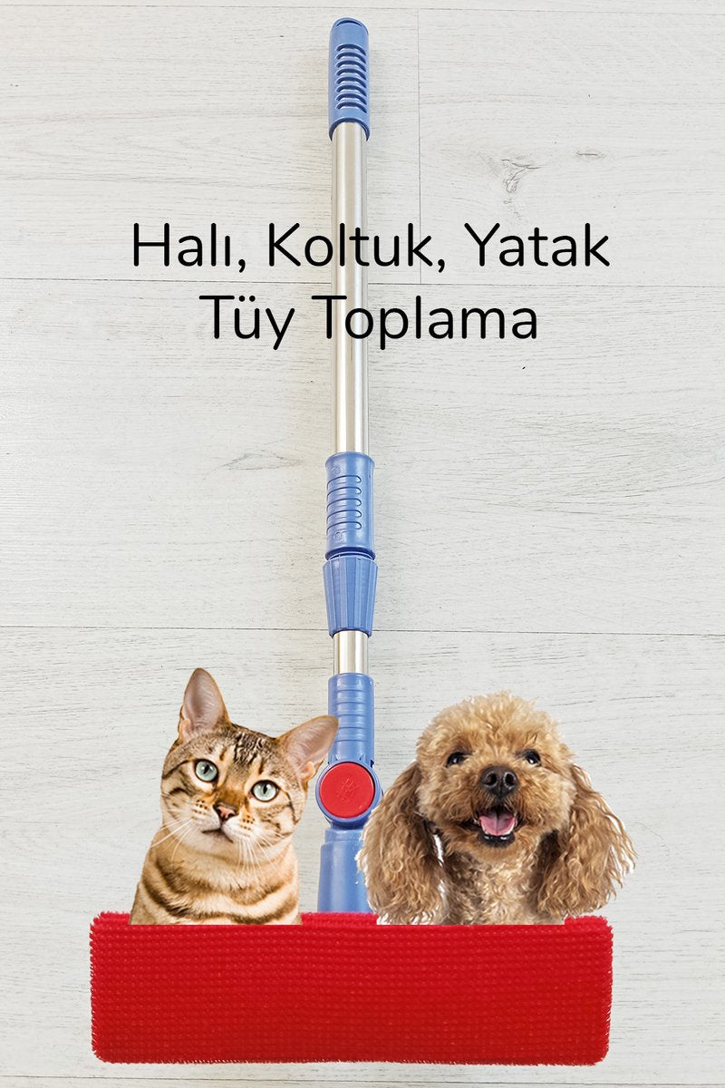Çok Amaçlı Pratik Cam Temizleyici Kıl Tüy Toplayıcı Halı Kanepe Koltuk Temizleyici Döner Başlıklı