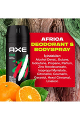 2 Adet Axe Africa Erkek Deodorant Sprey 150 ml