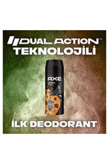 Axe Erkek Sprey Deodorant Leather & Cookies 48 Saat Etkileyeci Koku 150 ml