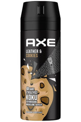 3 Adet Axe Erkek Sprey Deodorant Leather & Cookies 48 Saat Etkileyeci Koku 150 ml