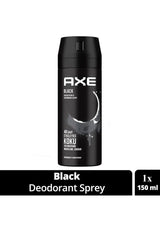 Axe Erkek Deodorant & Bodyspray Black 48 Saat Etkileyici Koku Vücut Spreyi 150 ml