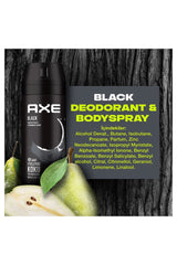 Axe Erkek Deodorant & Bodyspray Black 48 Saat Etkileyici Koku Vücut Spreyi 150 ml