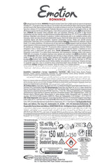 3 Adet Emotion Romance Kadın Vegan Deodorant 150 Ml Hızlı Kurur, Leke Bırakmaz