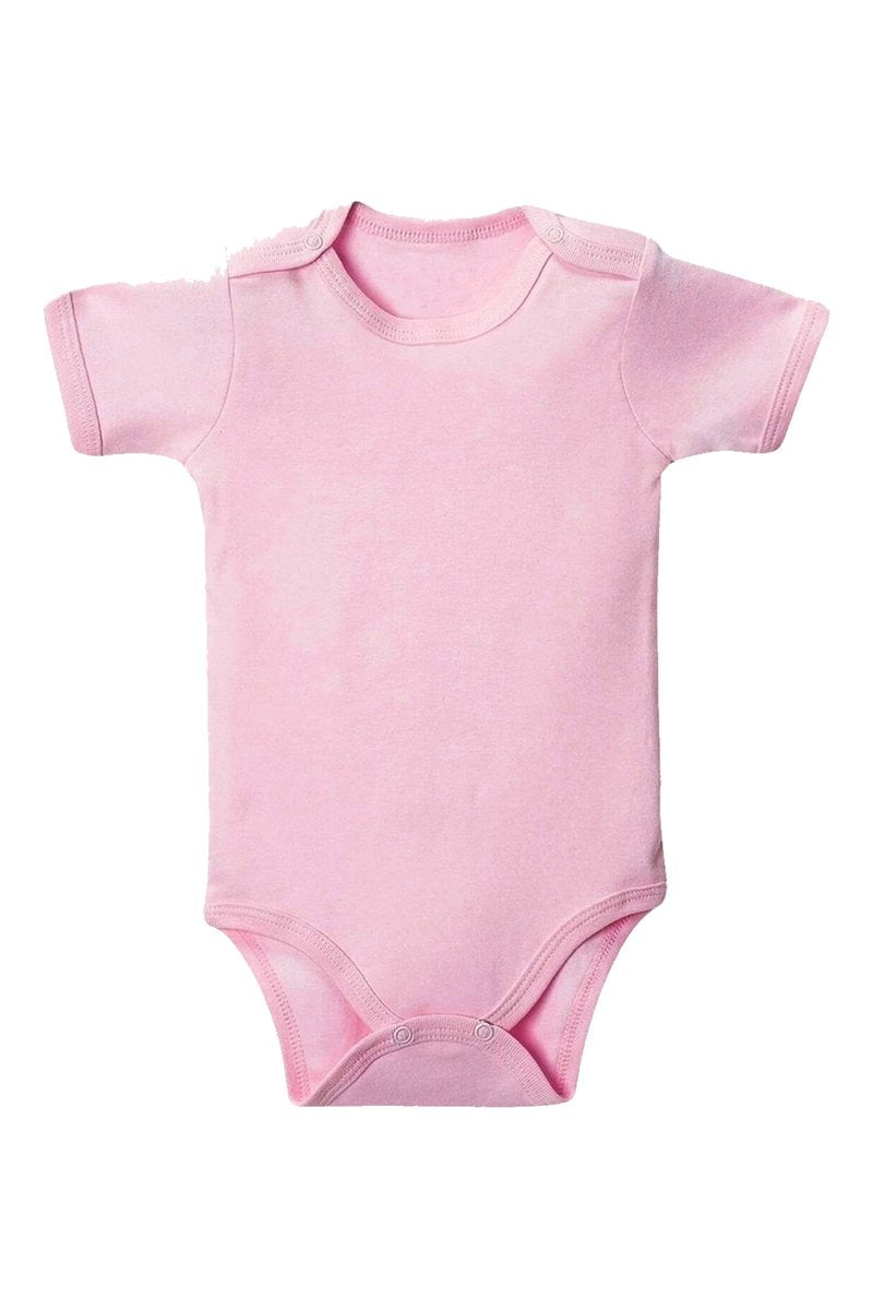Pembe Yarım Kol Body Zıbın 7-12 YAŞ Çocuklar İçin (5 ADET) Alttan Çıtçıtlı Özel Gereksinimli