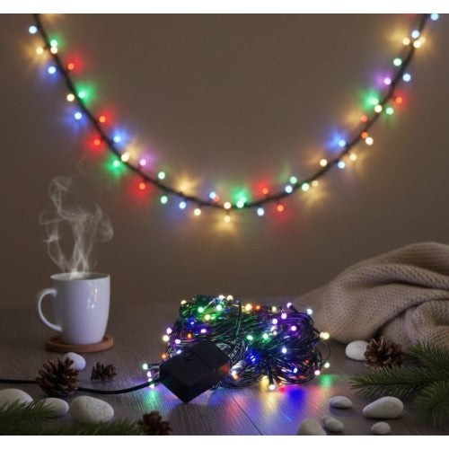 LED Damla Uçlu RGB Dekoratif Işık 10 Metre 100