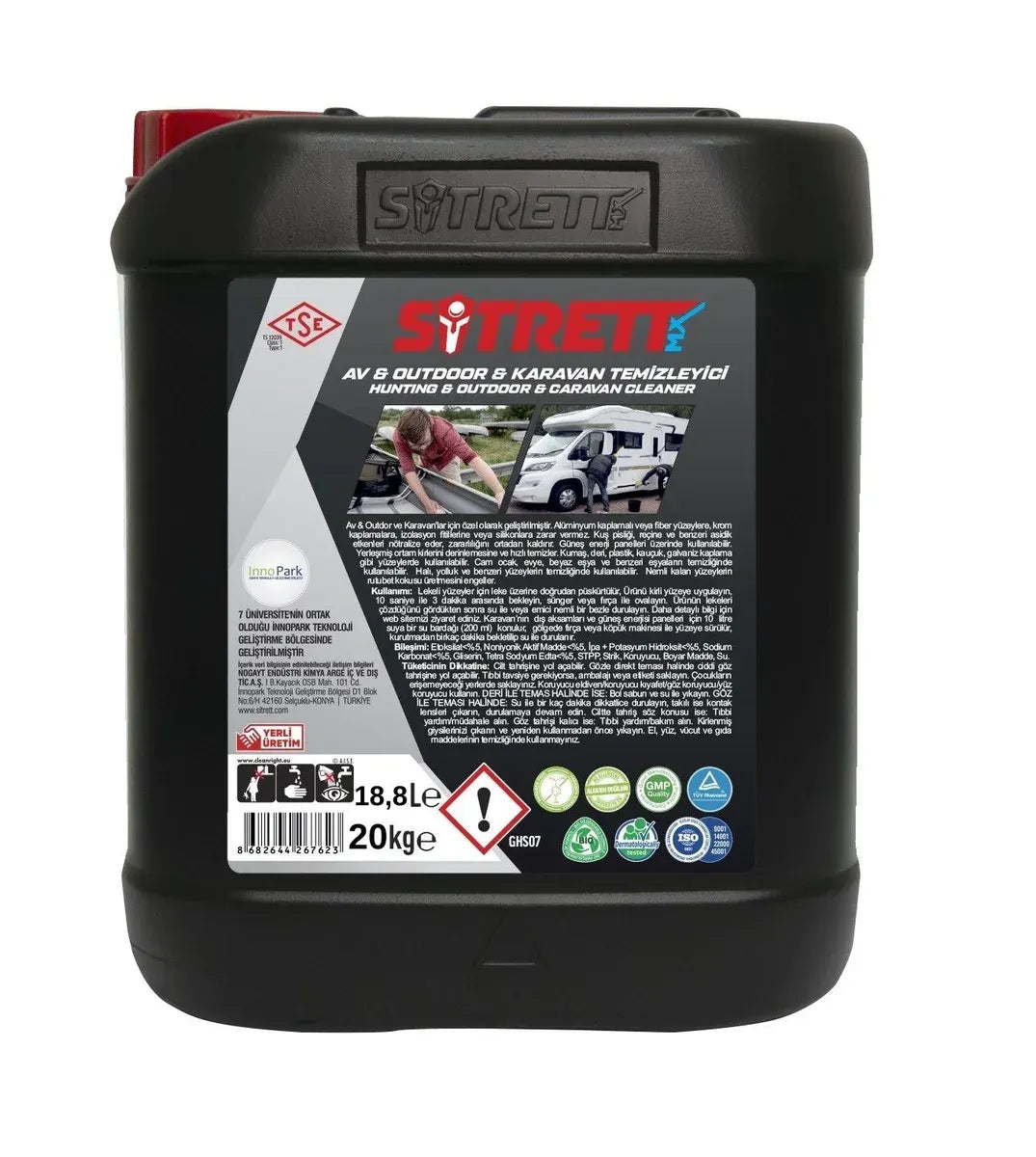 SİTRETT MX Av Outdoor Karavan Temizleyici Pro 20 Kg.