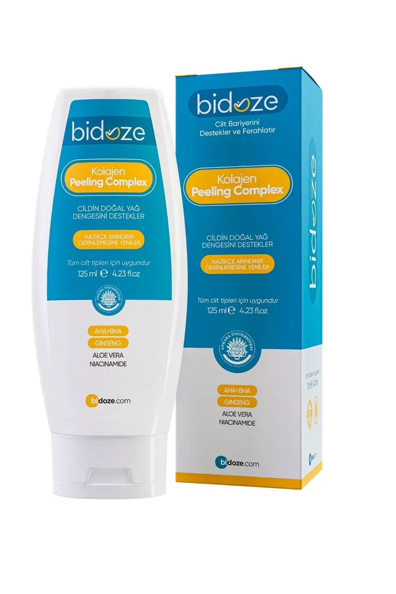 Bidoze Kolajen Peeling Complex 125 Ml | Gözenek Sıkılaştırıcı ve Siyah Nokta Karşıtı Arındırma