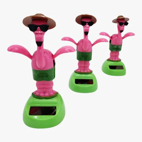 Güneş Enerjili Solar Sallanan Flamingo Figürü