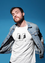 Unisex Erkek/Kadın Özel Baskılı Modern Fit %100 Pamuk Bisiklet Yaka T-Shirt
