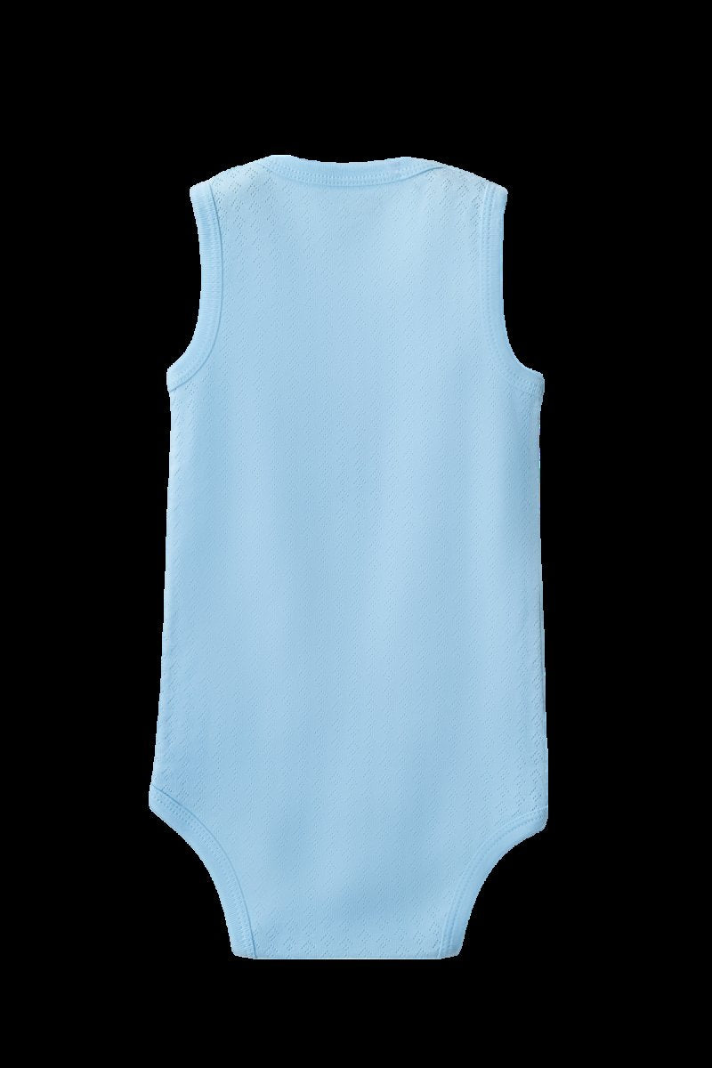 Mavi Askılı Body Zıbın 7-12 YAŞ Çocuklar İçin (5 ADET) Alttan Çıtçıtlı Özel Gereksinimli-D