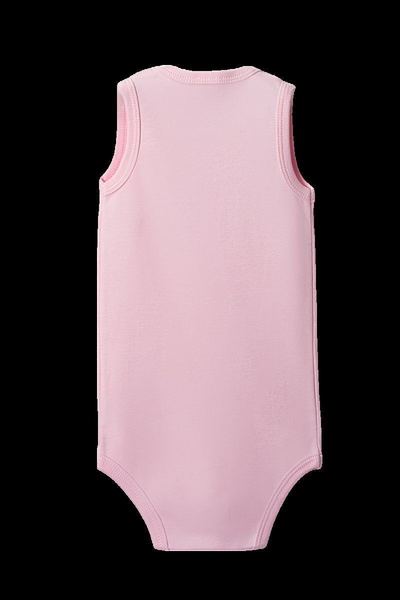 Pembe Askılı Body Zıbın 2-7 YAŞ Çocuklar İçin (5 ADET) Alttan Çıtçıtlı Özel Gereksinimli