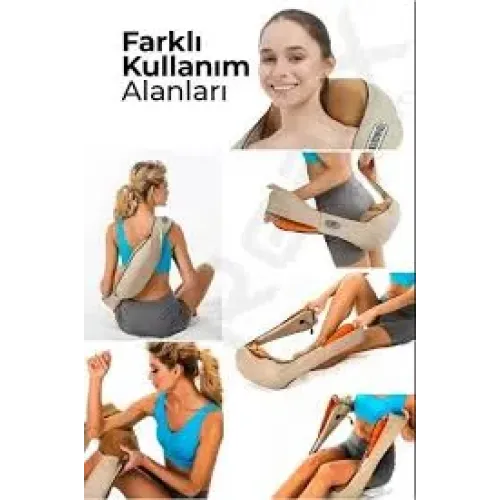 Ovmalı Isıtmalı Boyun Sırtbel Omuz Cihazı Bacak Masaj Aleti