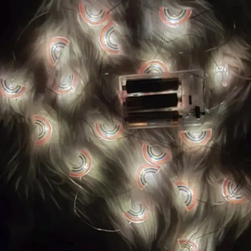 Led Işıklı Gökkuşağı Dekoratif Işıklı İp