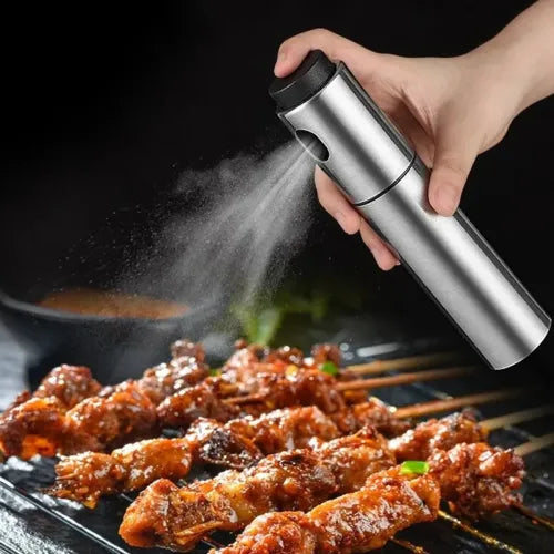 Paslanmaz Çelik Gövdeli Sprey Yağlık