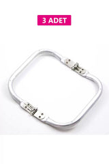 Gizli Metal Çanta Bursu – 3 Adet - 14 cm - Metal Çanta Aparatı Çanta Aksesuarı