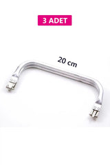 Gizli Metal Çanta Bursu – 3 Adet - 20 cm - Metal Çanta Aparatı Çanta Aksesuarı