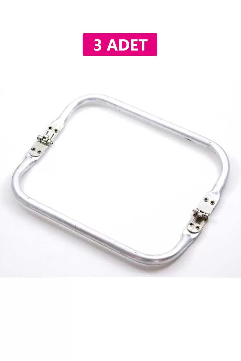 Gizli Metal Çanta Bursu – 3 Adet - 20 cm - Metal Çanta Aparatı Çanta Aksesuarı