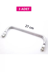 Gizli Metal Çanta Bursu – 3 Adet - 27 cm - Metal Çanta Aparatı Çanta Aksesuarı