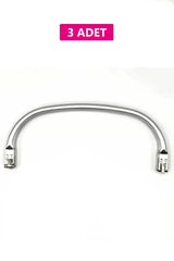 Gizli Metal Mango Çanta Bursu – 3 Adet - 19 cm - Metal Çanta Aparatı Çanta Aksesuarı