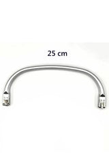 Gizli Metal Mango Çanta Bursu – 25 cm - Metal Çanta Aparatı Çanta Aksesuarı