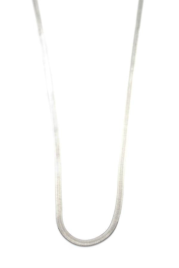 Xuping İtalyan Zincir Kolye-60cm - Gümüş