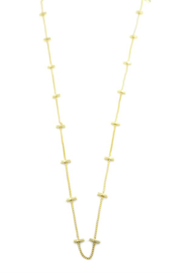 Çubuk Kolye - 45cm - Altın