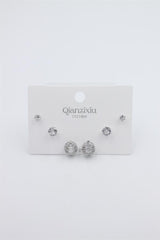 Çoklu Set Küpe - Gümüş