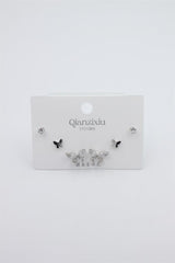 Çoklu Set Küpe - Gümüş