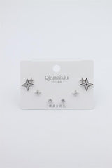 Çoklu Set Küpe - Gümüş