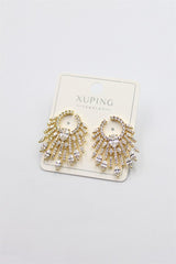 Taşlı Küpe - Altın