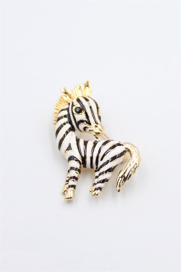 Zebra Broş - ÇOK RENKLİ