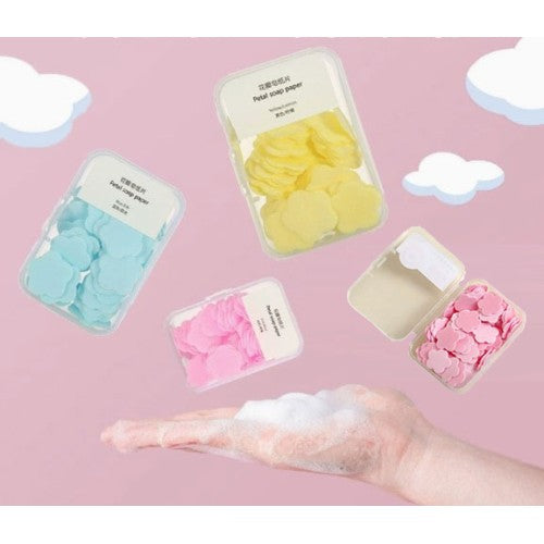 100 Yaprak Eriyen Mini Parfümlü Kağıt Sabun