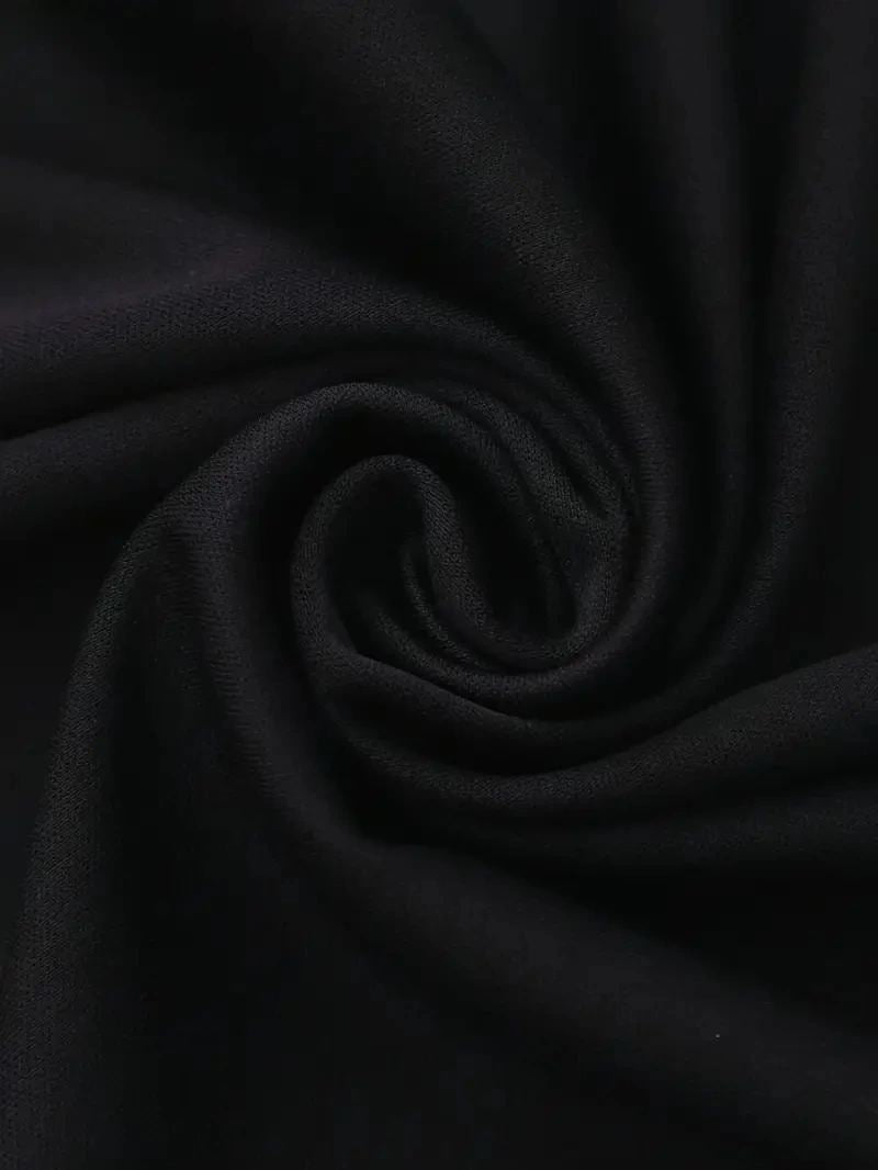 Kadın Kahve Desen Baskılı Tişört Kısa Kol Bisiklet Yaka Oversize T-Shirt - Siyah