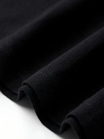 Erkek T-shirt Tavşan Baskılı Kısa Kollu Tişört - Siyah