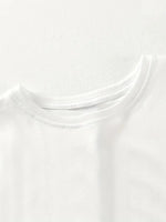 Kadın T-Shirt Kısa Kollu, "Umrumda Değil" Baskılı tişört - Beyaz