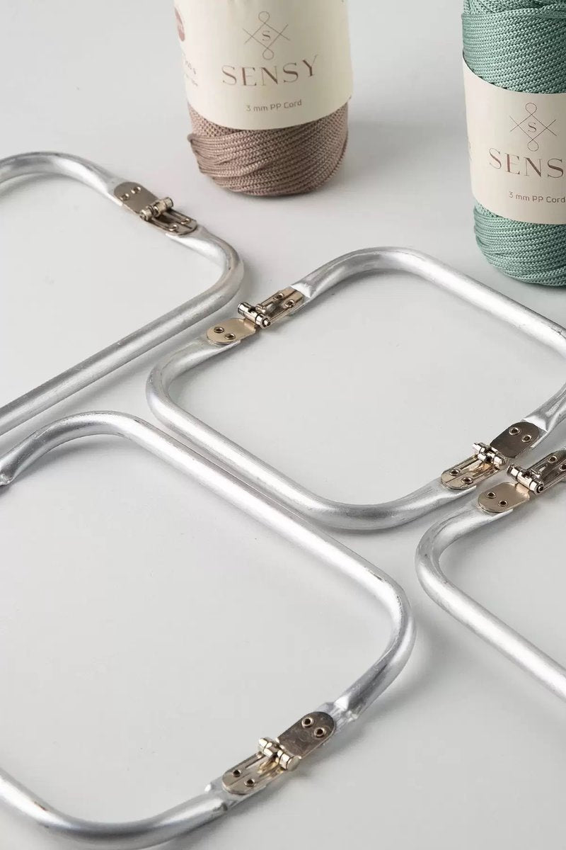 Gizli Metal Çanta Bursu – 30 cm - Metal Çanta Aparatı Çanta Aksesuarı
