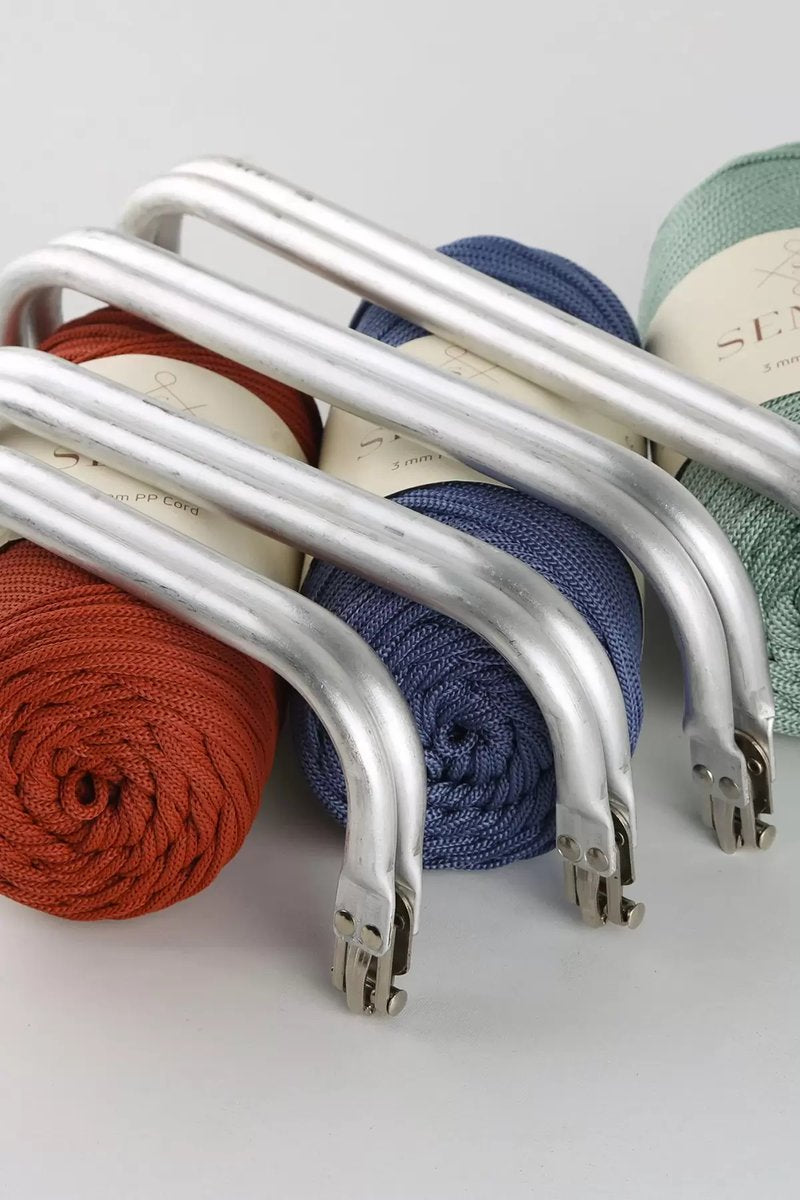Gizli Metal Çanta Bursu – 3 Adet - 30 cm - Metal Çanta Aparatı Çanta Aksesuarı