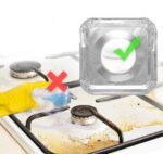 10 Adet Alüminyum Ocak Koruyucu Folyo - Görsel 2