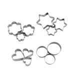 12 Adet Paslanmaz Çelik Kurabiye Kalıbı Seti - Görsel 2