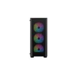 1ST PLAYER FD5-M SİYAH 600W 80+ ARGB 4X12CM FAN TEMPERLİ CAM MESH USB 3.0 M-ATX KASA - Görsel 2