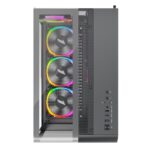 1ST PLAYER RT7 SİYAH DIGITAL 850W 80+ GOLD FULL MODÜLER 4X12CM ARGB 3 TARAFLI TEMPERLİ CAM USB 3.0 - TYPE C ATX KASA - Görsel 2