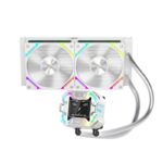 1ST PLAYER X STARSHIP 240MM BEYAZ ARGB IPS 2.4" DİJİTAL EKRANLI AM5,AM4/LGA 1851, LGA 1700 PREMIUM İŞLEMCİ SIVI SOĞUTUCU - Görsel 2